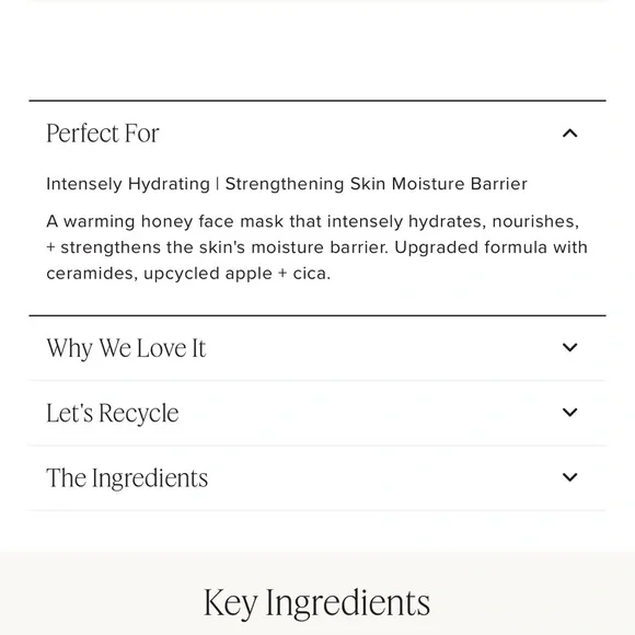 Farmacy honey potion hydration mask